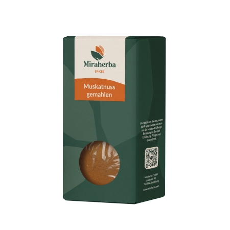 Miraherba - organic nutmeg ground - 100g refill