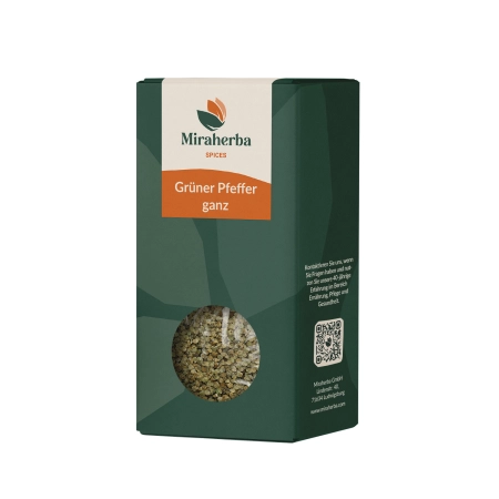 Miraherba - organic pepper green whole - 100 g