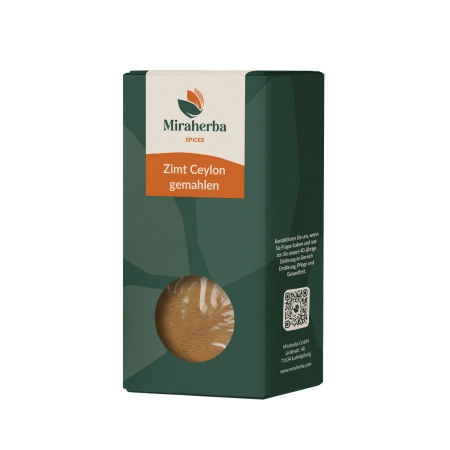 Miraherba - Bio Cannelle de Ceylan moulu - 100g de Nachfüller