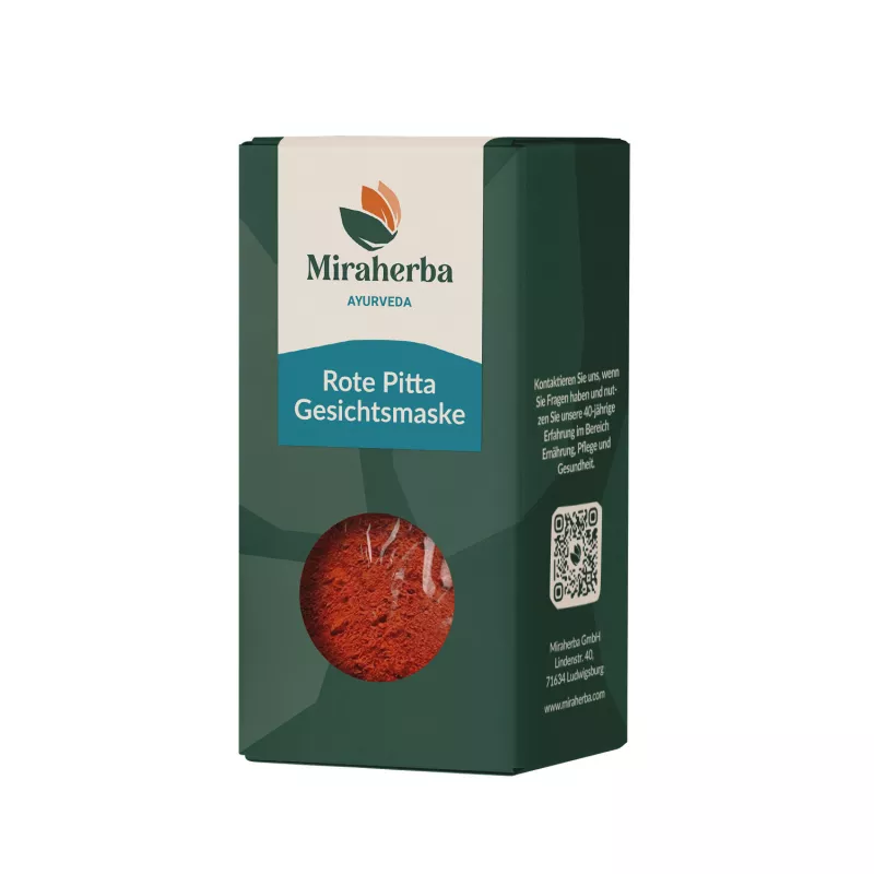 Miraherba - Ayurveda rote Gesichtsmaske Pitta | Miraherba Ayurveda