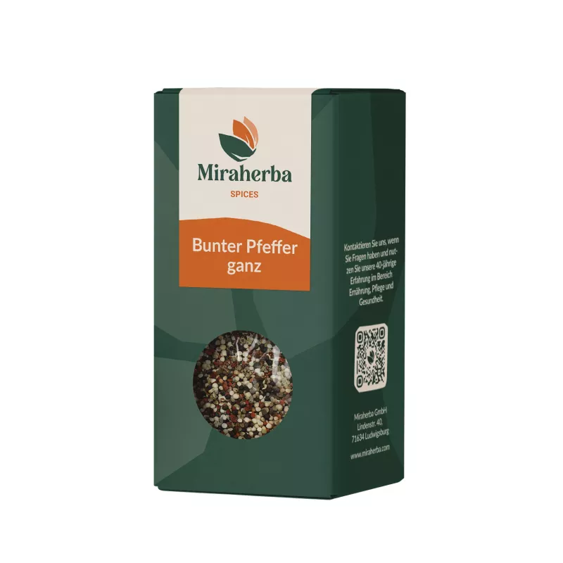 Miraherba - poivre coloré entier bio - 50g