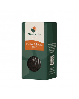 Miraherba - Bio Pfeffer schwarz ganz - 50g