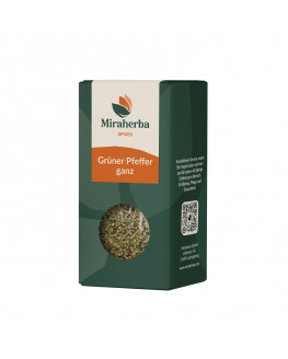Miraherba - Bio Pfeffer grün ganz - 50g