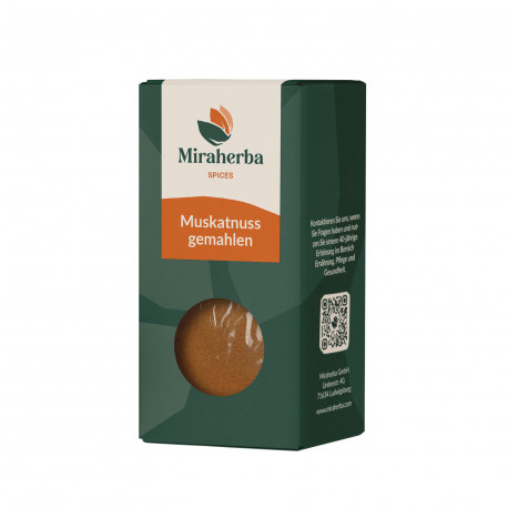Miraherba - organic ground nutmeg - 50g