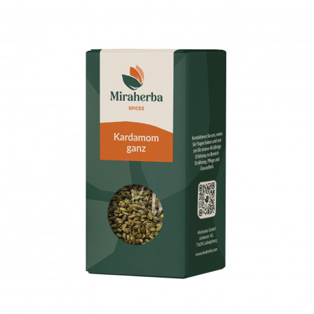 Miraherba - Organic Cardamom Whole - 50g