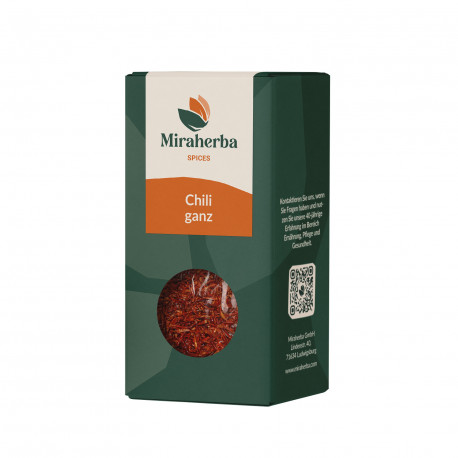Miraherba - Bio Chili / Cayennepfeffer ganz - 25g