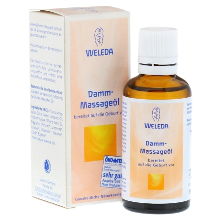 Olio da massaggio alla diga Weleda - prepara per il parto