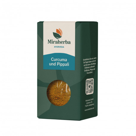 Miraherba - cúrcuma orgánica + pippali - 50g, cúrcuma