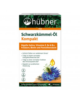 Hübner Schwarzkümmel-Öl Kompakt - 30 Kapseln