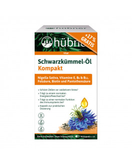 Hübner - Aceite de semillas de comino negro compacto - 105 cápsulas