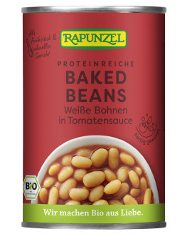 Rapunzel - Baked Beans, Fagioli bianchi in salsa di Pomodoro - 400g