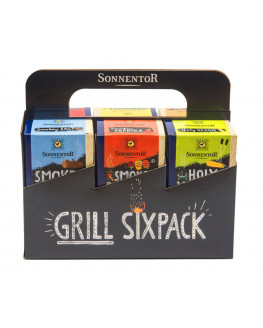 Sonnentor - Confezione da sei spezie per barbecue - 395 g | Miraherba Grillen