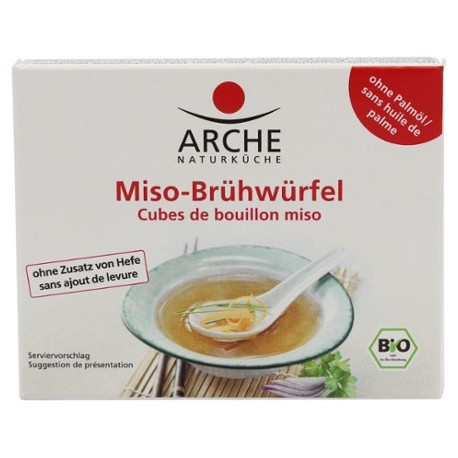 Arche - cube de bouillon miso - 60g | Bouillon Miraherba