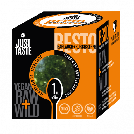 Just Taste - Besto wild garlic + pumpkin seeds - 165ml | Miraherba