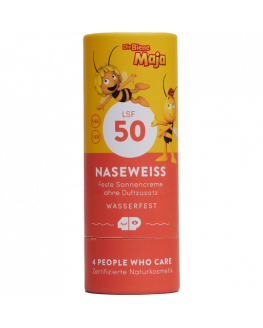 4peoplewhocare - Crema solare solida per bambini SPF 50 "Maya the Bee" - 40 g
