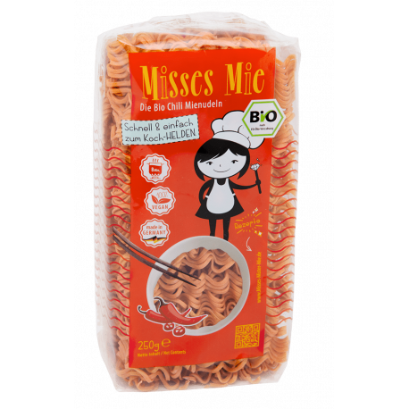 Misses Mie - Pâtes de mie bio au piment - 250g | Aliments Miraherba