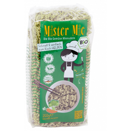 Mister Mie - Bio Gemüse Mienudeln - 250g | Miraherba Lebensmittel