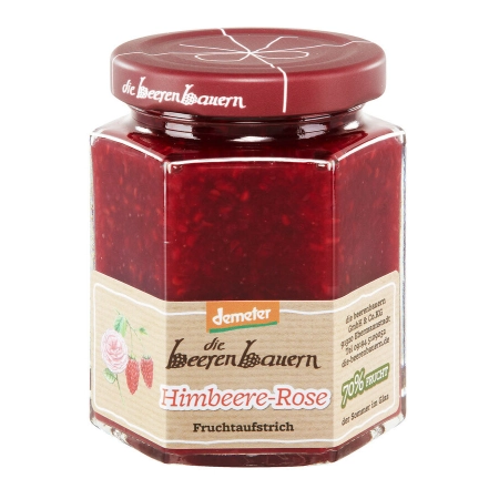 die beerenbauern - Himbeere-Rose Fruchtaufstrich - 200g | Miraherba