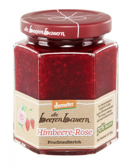 die beerenbauern - Raspberry-rose fruit spread - 200g | Miraherba