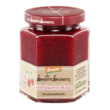 die beerenbauern - Raspberry-rose fruit spread - 200g | Miraherba