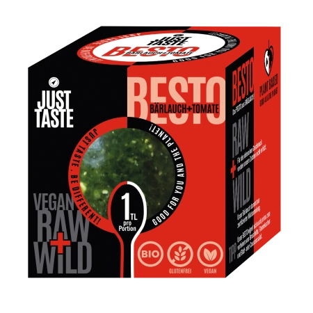 Just Taste - Besto aglio selvatico + pomodoro - 165ml | Miraherba