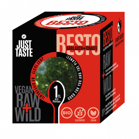 Just Taste - Besto ail des ours + tomate - 165ml | Miraherba