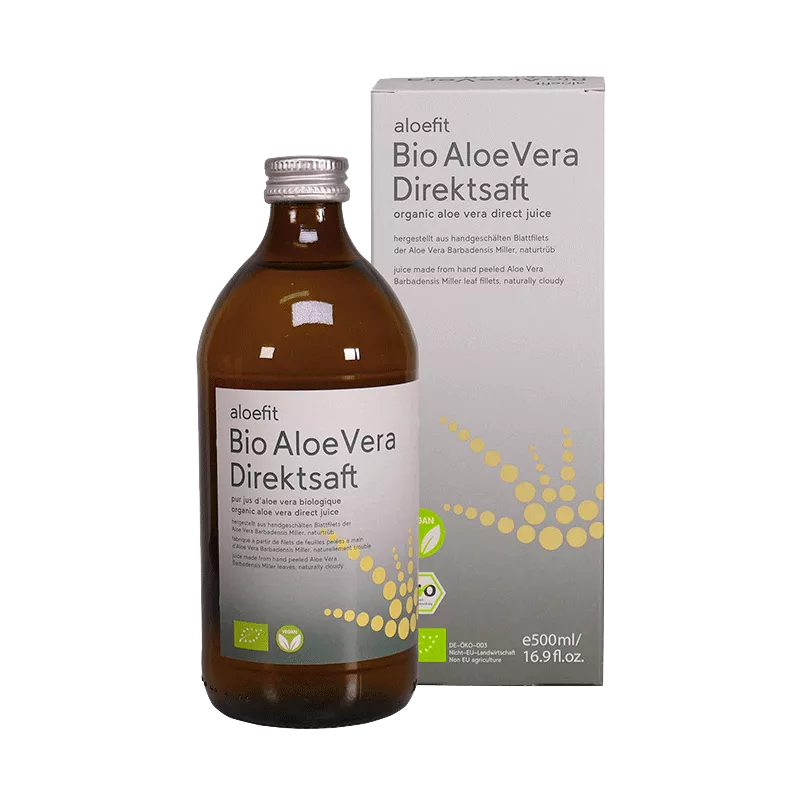 Rainbow - Bio Aloe Vera Direktsaft - 500ml | Miraherba Gesundheit