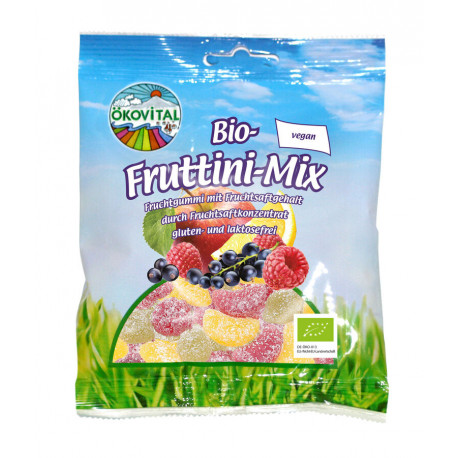 Ökovital - Bio Fruttini Mix - 80g | Miraherba Bio Süßigkeiten