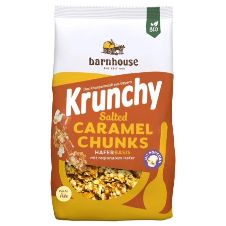 Barnhouse - Krunchy Salted Caramel Chunks | Miraherba Organic Muesli