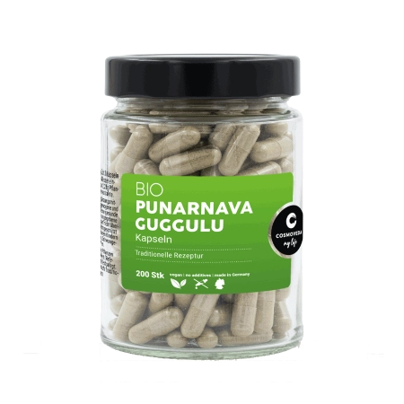 Cosmoveda - BIO Punarnava Guggulu Capsule - 200 | Miraherba Ayurveda