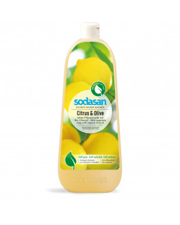 Sodasan Liquid Hand Soap Citrus-Olive - 1 Liter | Miraherba