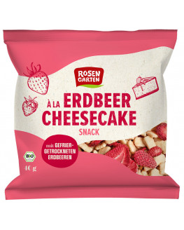 Rosengarten - Erdbeer Cheesecake Snack - 40g | Miraherba Naschen