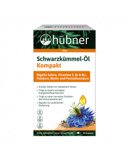 Hübner - Aceite de semillas de comino negro compacto - 105 cápsulas