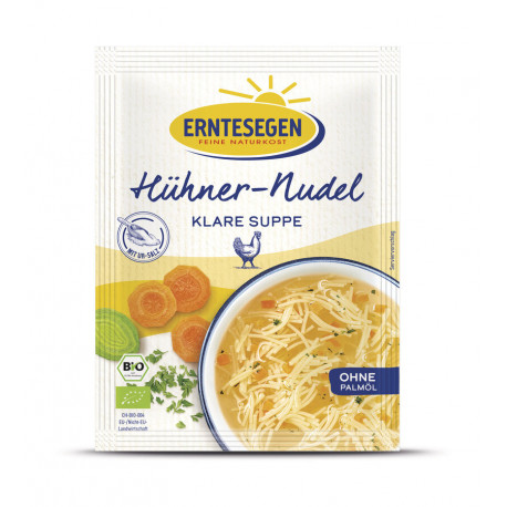 Erntesegen - Klare Hühner-Nudel Suppe Bio | Miraherba Bio Lebensmittel