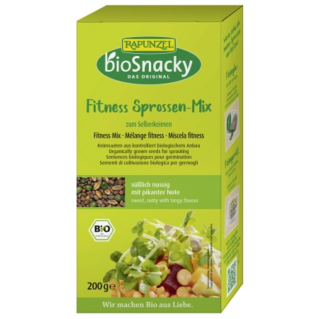 Rapunzel - bioSnacky Fitness Sprossen-Mix groß | Miraherba Keimsaat