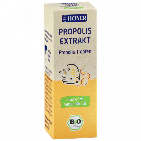 HOYER - Extrait de Propolis bio sans alcool - 30ml