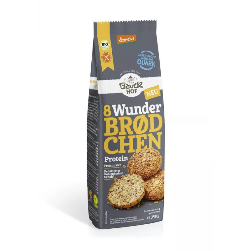 Bauck - Wunderbrödchen Proteínas - 350g