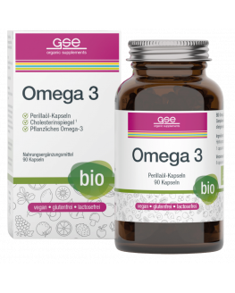 GSE - Omega 3 Perillaöl Kapseln (Bio) - 90 Kapseln