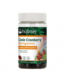 Hübner - Gommes molles Cool Cranberry - 60 pièces