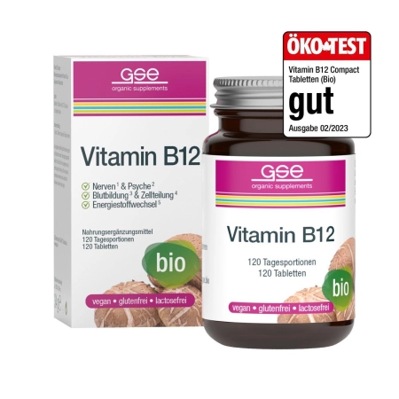 GSE - Vitamina B12 Compact (biologica) - 300 compresse