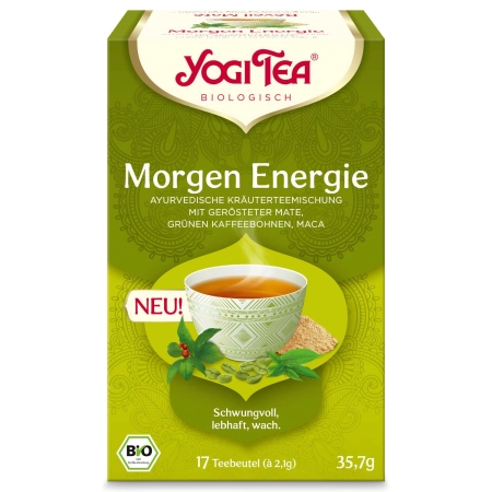 Yogi Tea - Energía Matutina - 17 bolsitas de té