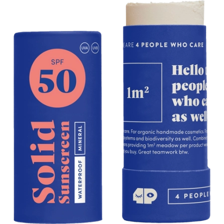 4peoplewhocare - Feste Sonnencreme LSF 50, wasserfest - 40g