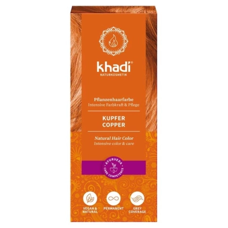 Khadi - Color de cabello a base de hierbas Cobre - 100g