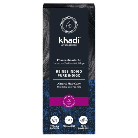 Khadi - Pure Indigo cold-black - 100g