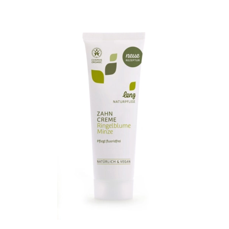 lenz - Dentifrice Calendula Menthe sans fluor - 75ml