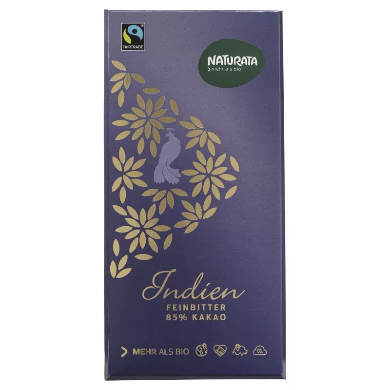 Naturata - Indien Feinbitter 85% - 100g