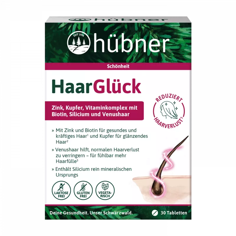 Hübner - HaarGlück - 30 comprimidos