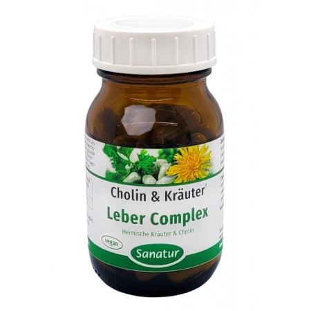 Sanatur - Complexe hépatique choline & herbes - 60 gélules