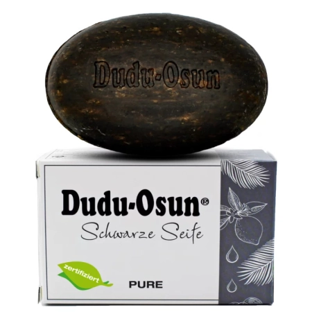 spavivent - Dudu Osun Schwarze Seife pure, parfümfrei - 150g
