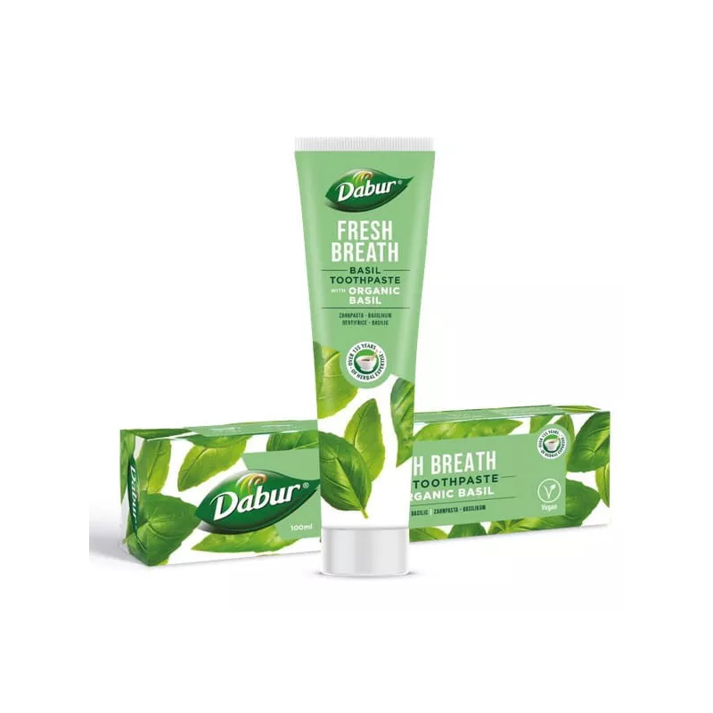 Dabur - Herbal Basil Zahnpasta mit Basilikum - 100ml